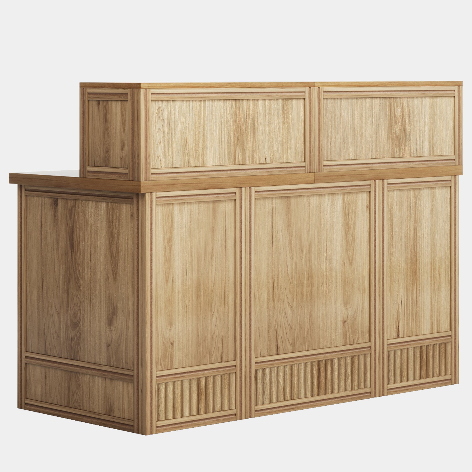 57" Reception Desk with Counter
